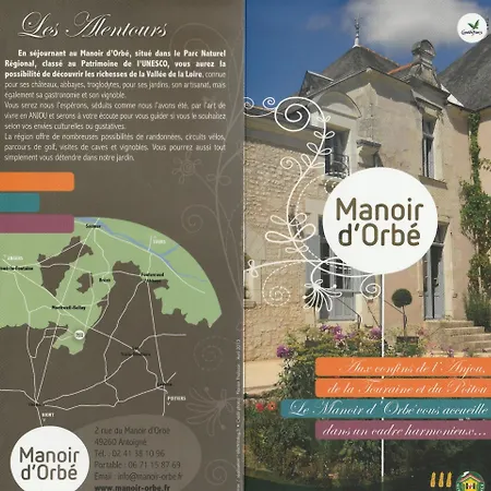 Guest house Manoir D'orbe Montreuil-Bellay